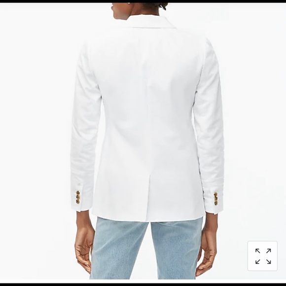 Linen-cotton Holland blazer - Picture 2 of 5